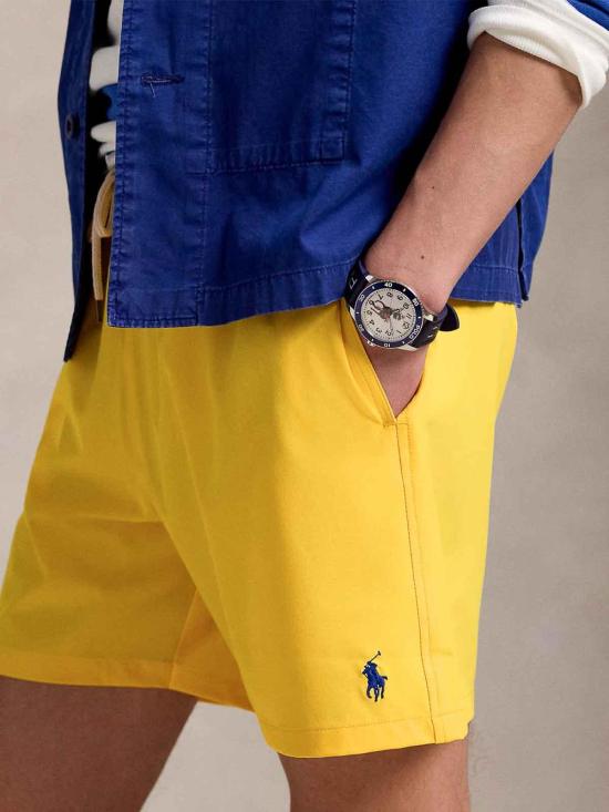 25SS 폴로 랄프로렌 포니 자수 스윔 쇼츠 710957782010 Yellow - POLO RALPH LAUREN