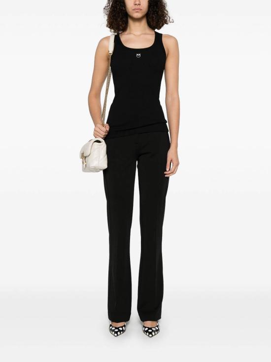 26SS 핑코 민소매 티셔츠 100807A2C1Z99 Black - PINKO