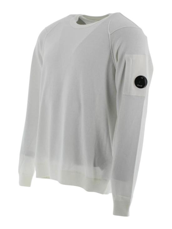  씨피 컴퍼니 탑 18CMKN026A004037A103 White - C.P. COMPANY