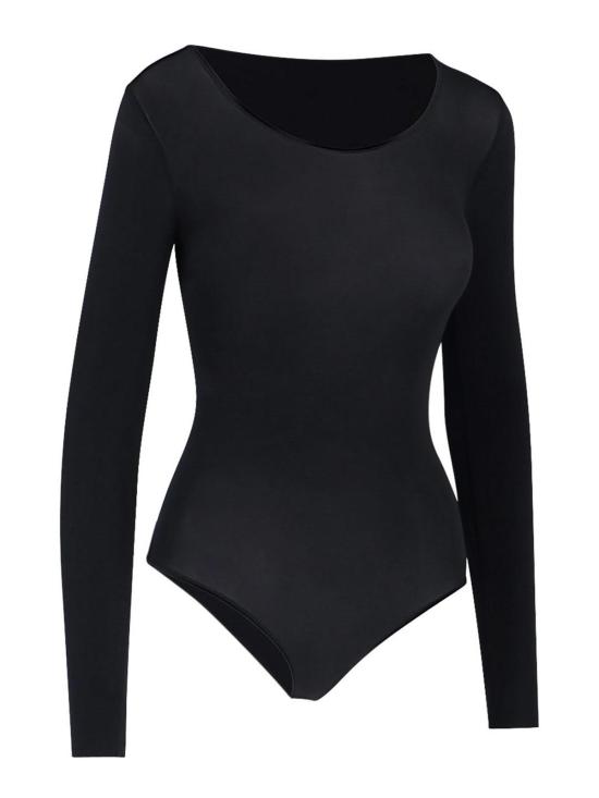 25FW 월포드 민소매 티셔츠 780557005 Black - WOLFORD