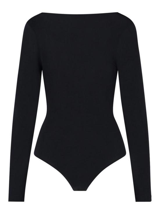 25FW 월포드 민소매 티셔츠 780557005 Black - WOLFORD