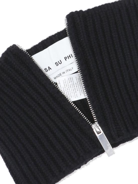 25FW 사 수 파이 머플러/스카프 W25950M WS0900 Black - SA SU PHI
