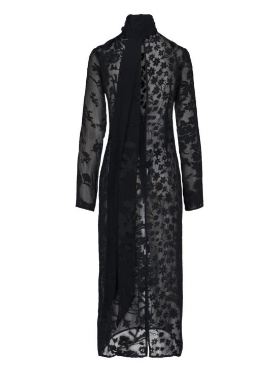 25FW 마린세르 롱 원피스 WDR420A UWOV0056BK99 Black - MARINE SERRE