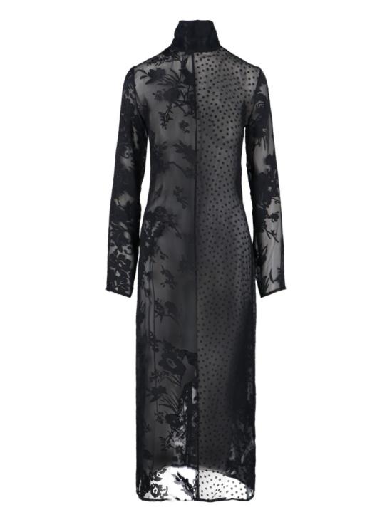 25FW 마린세르 롱 원피스 WDR420A UWOV0056BK99 Black