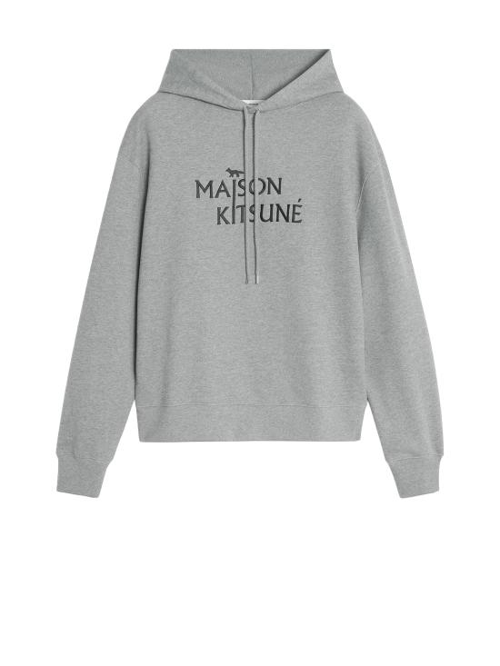 25FW 메종키츠네 필러 컴포트 후드 티셔츠 PM00701KM0341 H131 MEDIUM GREY MELANGE