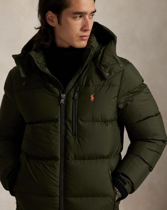 24FW 폴로 랄프로렌 고햄 다운 재킷 710968278002 OLIVE Green - POLO RALPH LAUREN