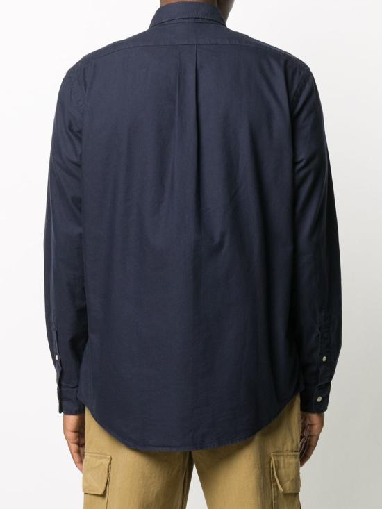 24FW 폴로 랄프로렌 커스텀 핏 버튼 다운 셔츠  710772290002 NAVY Blue - POLO RALPH LAUREN