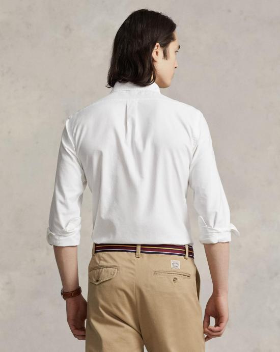 24FW 폴로 랄프로렌 커스텀 핏 버튼 다운 셔츠 710772290003 WHITE White - POLO RALPH LAUREN