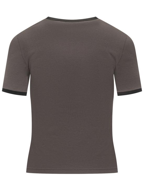 25FW 쿠레쥬 반팔 티셔츠 125JTS017JS0203 B212 BITUME BLACK - COURREGES