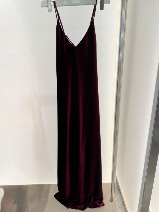  에프 아이티 롱 원피스 4258 V1647475 Bordeaux