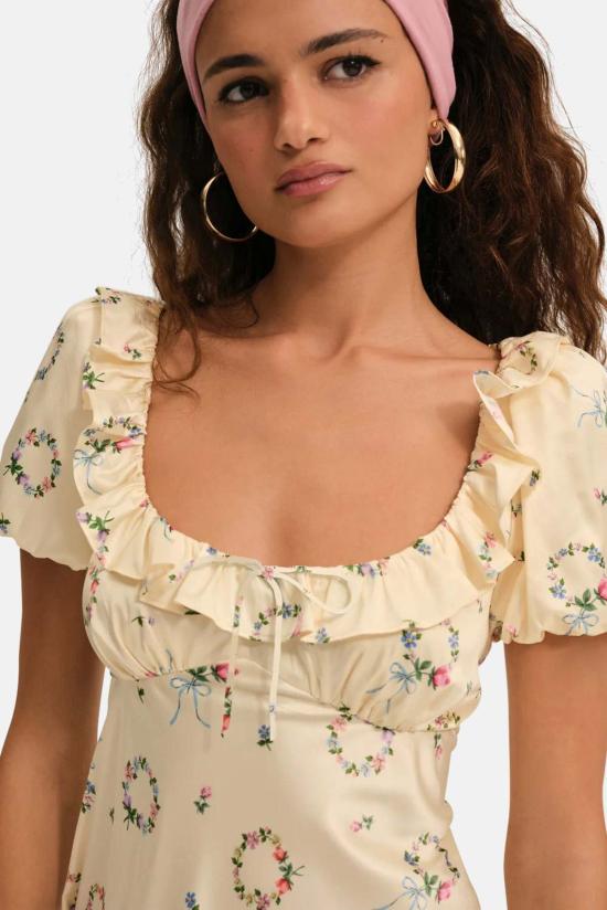  포러브앤레몬스 숏 원피스 포 러브 앤 레몬스 자이다 미니 드레스 - FOR LOVE & LEMONS