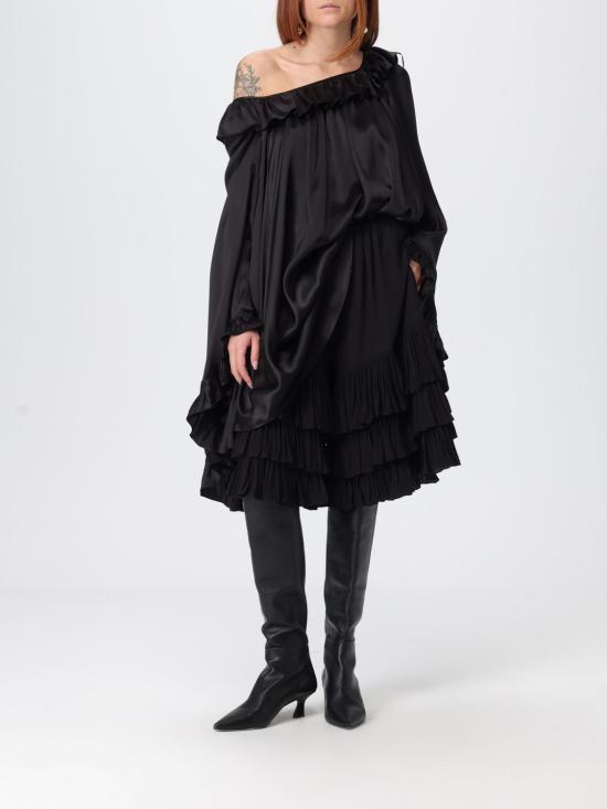 25FW 끌로에 미디 스커트 CH25ASH22077 001 Black - CHLOE