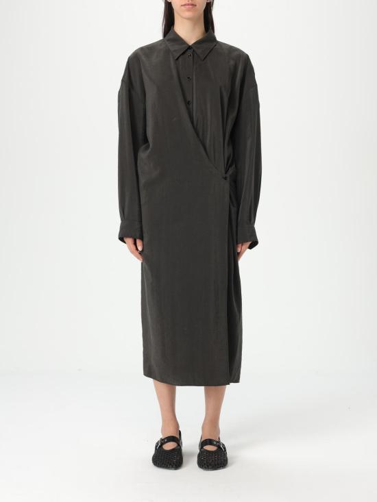 25SS 르메르 스트레이트 칼라 트위스트 드레스 DR1092LF1308 BR507 Coffee