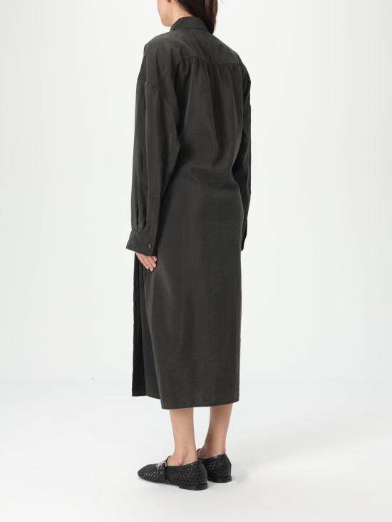 25SS 르메르 스트레이트 칼라 트위스트 드레스 DR1092LF1308 BR507 Coffee - LEMAIRE