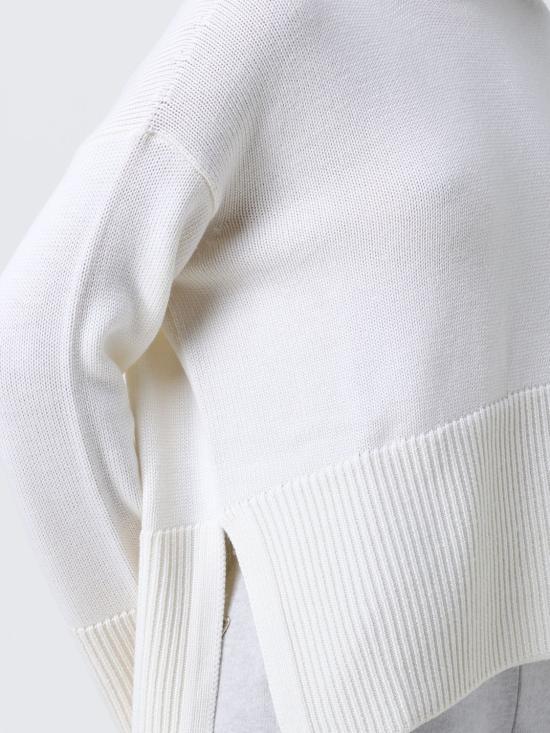 25FW 돈답 터틀넥 DT275M00D796 002 White - DONDUP