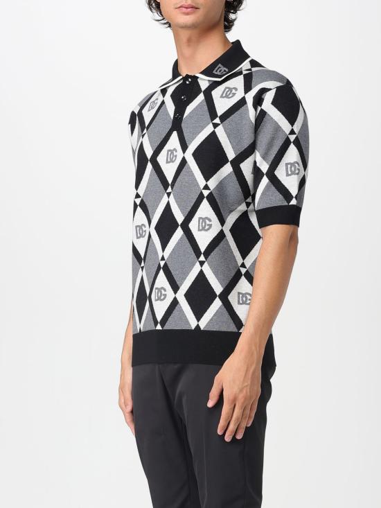 25FW 돌체앤가바나 폴로 티셔츠 GXZ15TJDVC9 N0031 Black - DOLCE & GABBANA