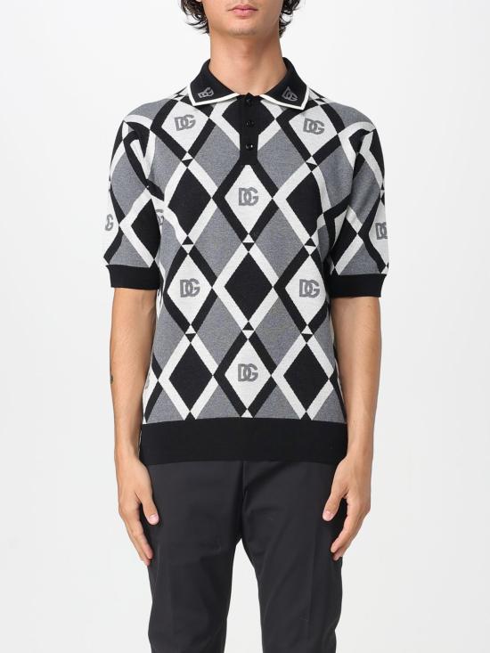 25FW 돌체앤가바나 폴로 티셔츠 GXZ15TJDVC9 N0031 Black