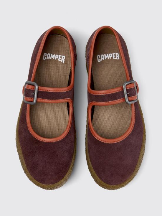 26SS 캠퍼 뮬/슬리퍼 K201825 001 PEU TERRENO 0 Burgundy - CAMPER