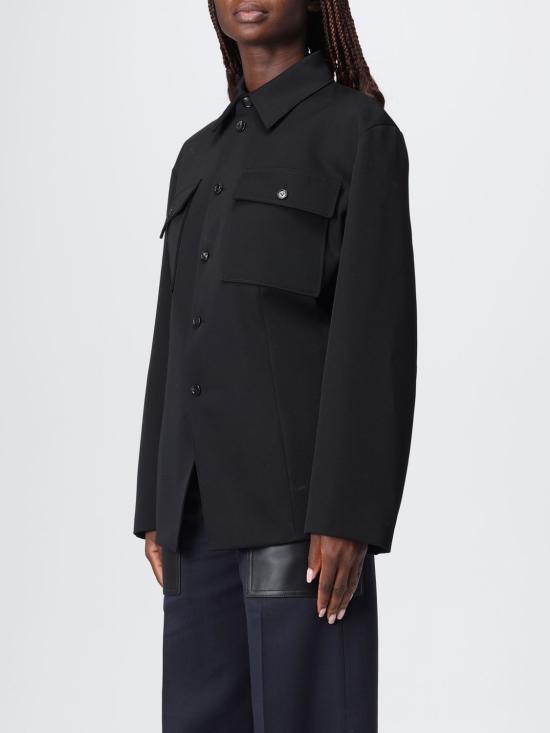 25FW 보테가베네타 자켓 837029V4C20 1000 Black - BOTTEGA VENETA