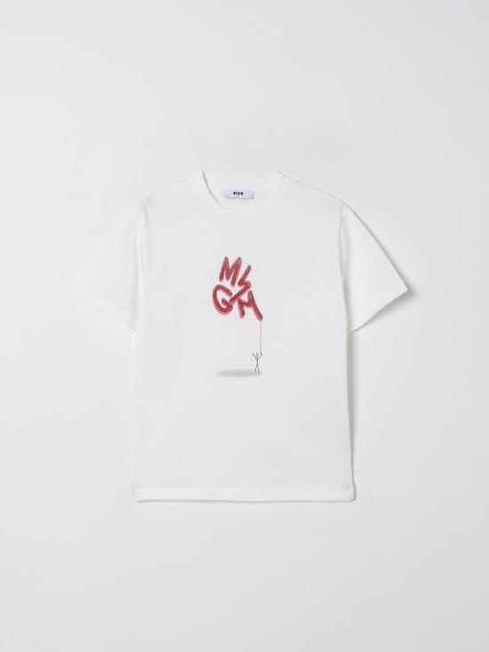 25FW [키즈] 엠에스지엠 티셔츠 F5MSJBTH304 002 Beige