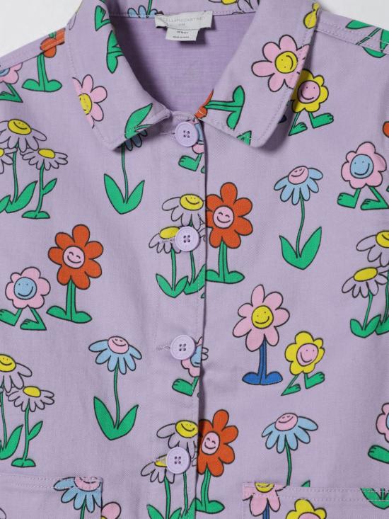 25FW [키즈] 스텔라 맥카트니 캐주얼 자켓 TX2A27Z3106 522MC Violet - STELLA MCCARTNEY