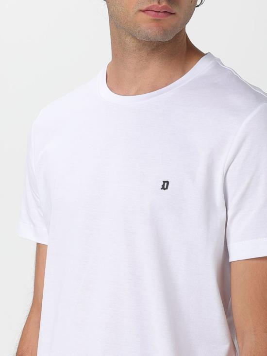 25FW 돈답 반팔 티셔츠 US198JF0271UZL4 000 White - DONDUP