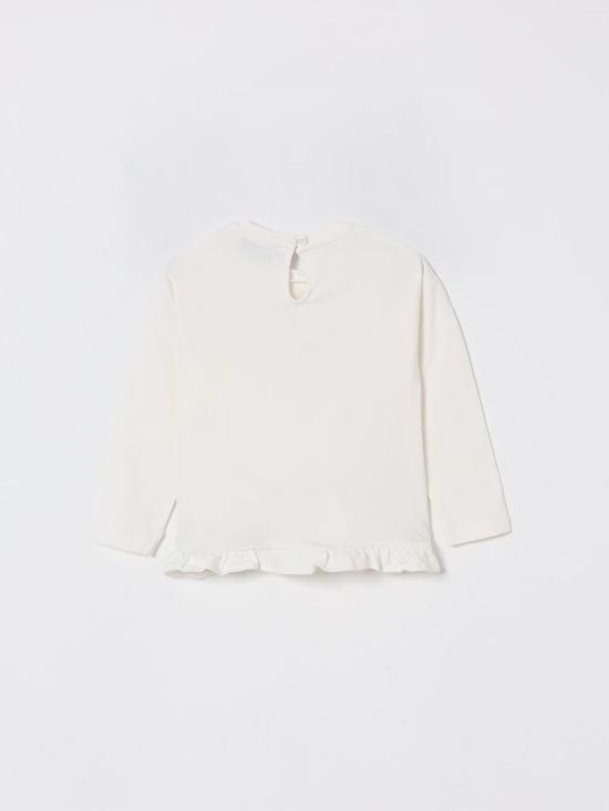 25FW [키즈] 모스키노 티셔츠 MDO00SLBA11 10063 Yellow Cream - MOSCHINO