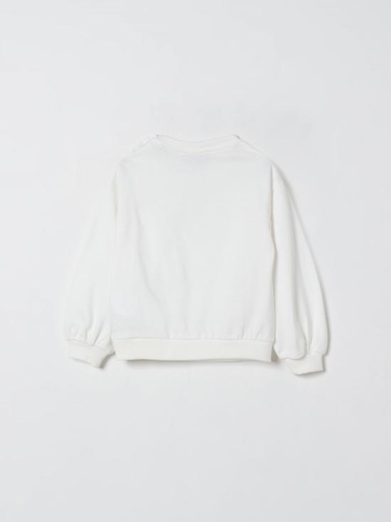 25FW [키즈] 모스키노 풀오버 MDF033LCA40 10063 Yellow Cream - MOSCHINO