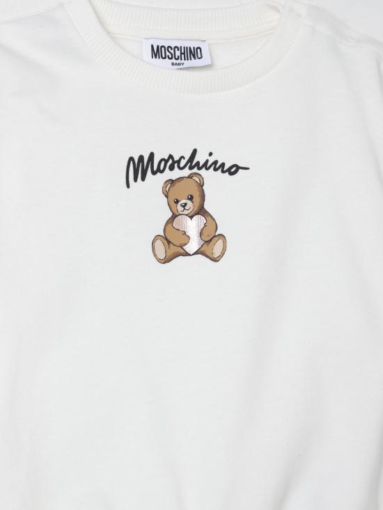 25FW [키즈] 모스키노 풀오버 MDF033LCA40 10063 Yellow Cream - MOSCHINO