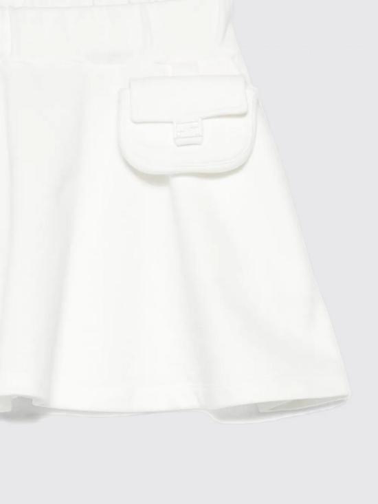 25FW [키즈] 펜디 스커트 JFE1745V0 F0TU9 White - FENDI
