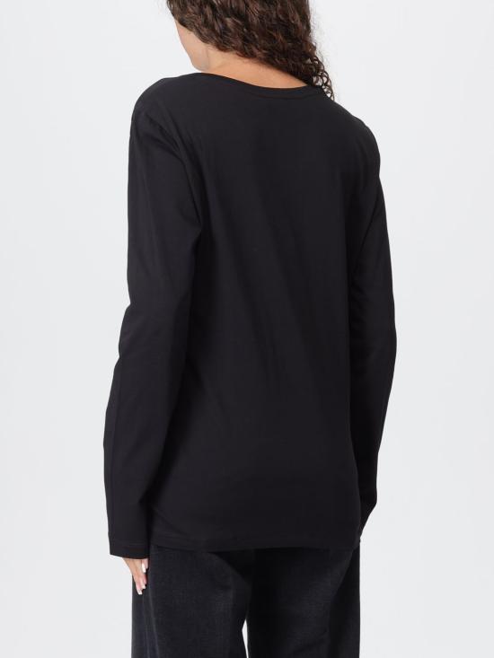 25FW 리우조 반팔 티셔츠 UF5283JS923 P9004 Black - LIU JO