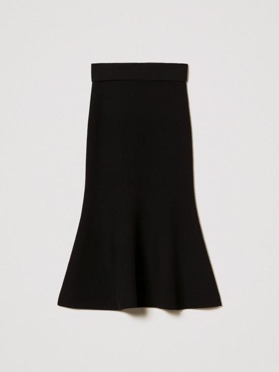 25FW 트윈셋 롱 스커트 252TP3412 00006 Black - TWINSET