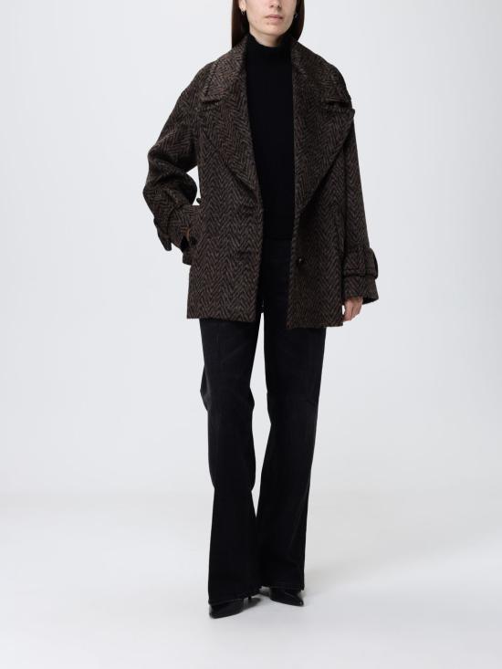 25FW 돈답 코트 DJ716FFH423DXXX 737 Blue - DONDUP