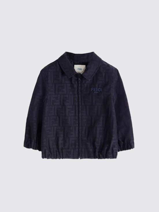 25FW [키즈] 펜디 캐주얼 자켓 BMA139AS64 F1I11 Gnawed Blue