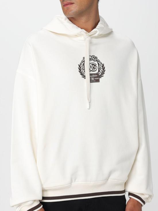 25FW 돌체앤가바나 긴팔 티셔츠 G9BOUZHU7DU W0001 White - DOLCE & GABBANA