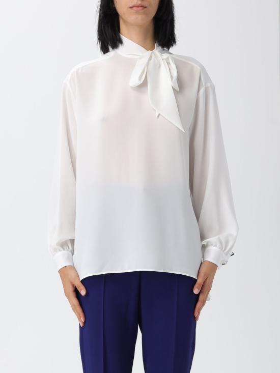 25FW 엠포리오 아르마니 블라우스 EW001953AF12696 U0006 Yellow Cream