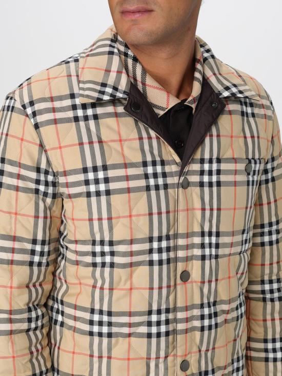 25FW 버버리 리버시블 퀼팅 나일론 오버셔츠 8115728 Brown - BURBERRY