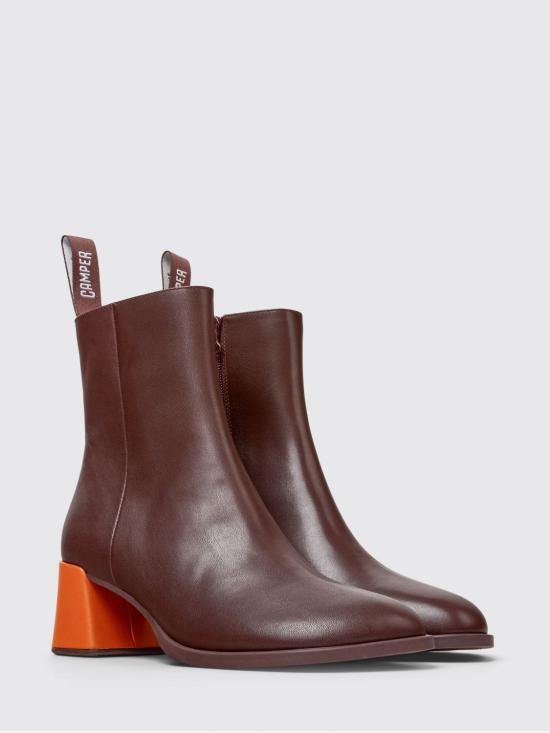 26SS 캠퍼 코라 앵클 부츠 K400798 006 TWINS 0 Burgundy - CAMPER