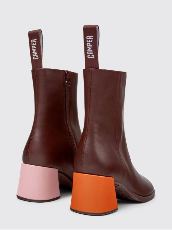 26SS 캠퍼 코라 앵클 부츠 K400798 006 TWINS 0 Burgundy - CAMPER