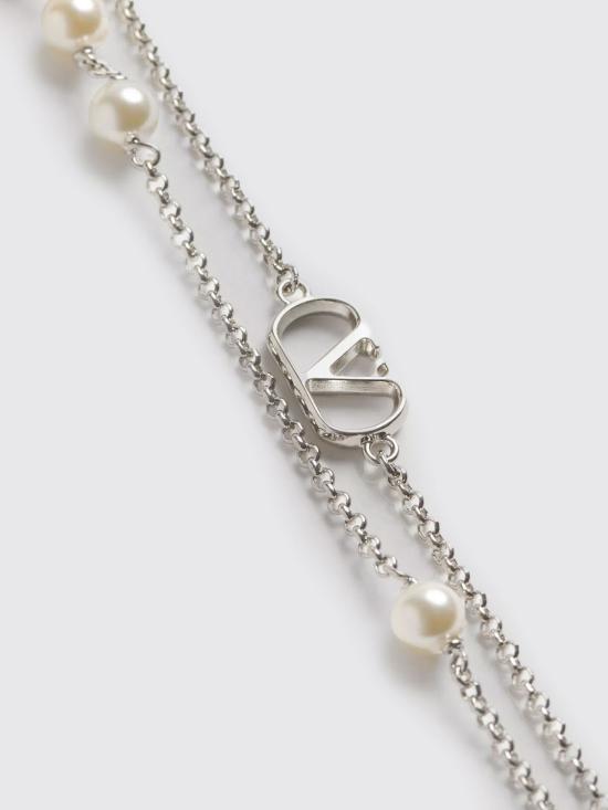 25FW 발렌티노 가라바니 네크리스 6Y2J0S33UXM 6RU Silver - VALENTINO GARAVANI