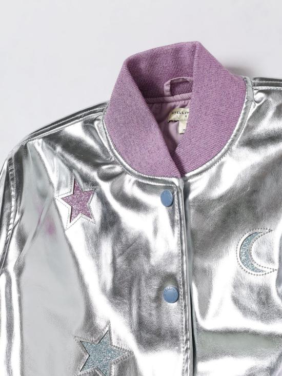 25FW [키즈] 스텔라 맥카트니 캐주얼 자켓 TX2D07Z3373 925 Silver - STELLA MCCARTNEY