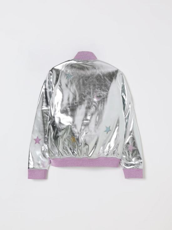 25FW [키즈] 스텔라 맥카트니 캐주얼 자켓 TX2D07Z3373 925 Silver - STELLA MCCARTNEY