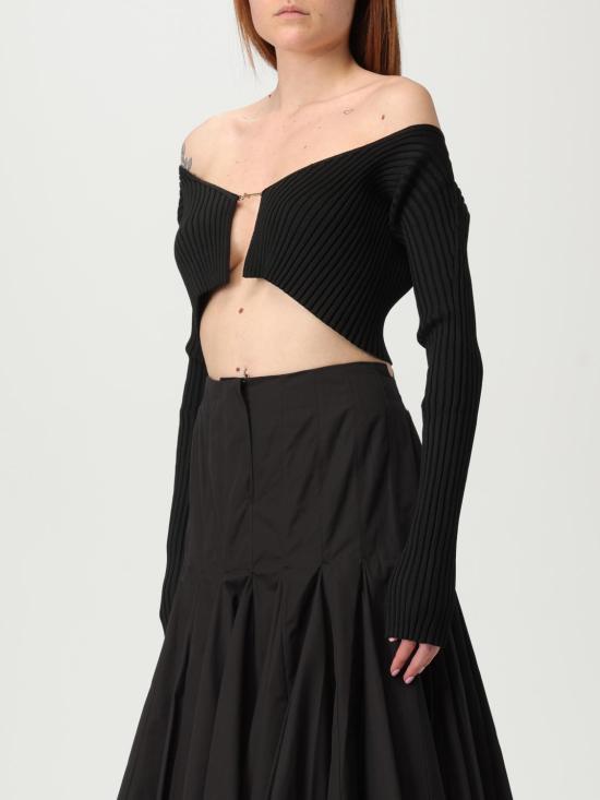 25FW 자크뮈스 가디건 KN1082190 990 Black - JACQUEMUS