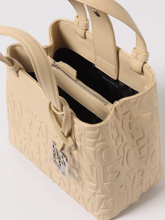 25FW 알마니 토트백 XW001576AF15774 U1092 Yellow Cream - ARMANI