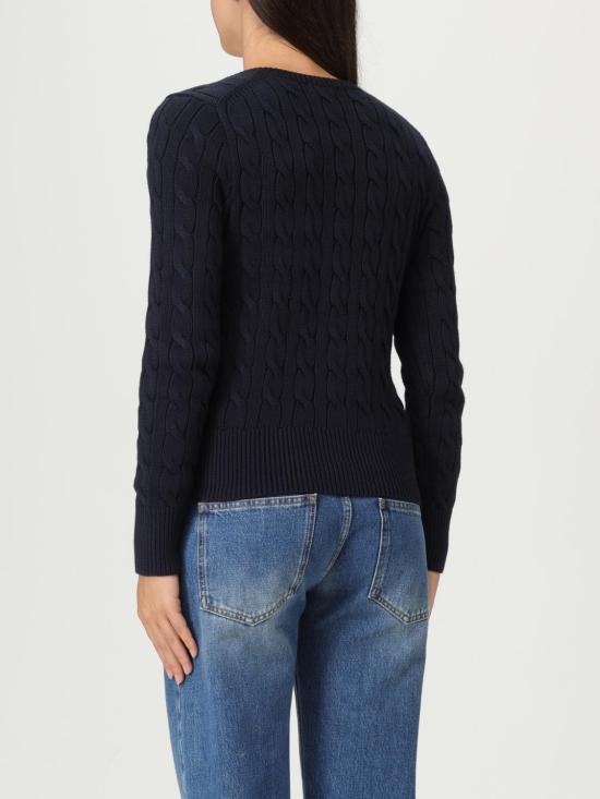 26SS 폴로 랄프로렌 폴로 자수 케이블 니트 가디건 211971868 008 Navy - POLO RALPH LAUREN