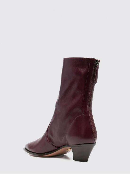 25FW 아쿠아주라 뮬/슬리퍼 BNWMIDB0NSI BKR Burgundy - AQUAZZURA