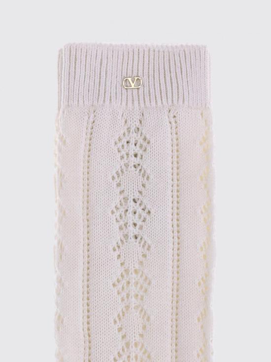 25FW 발렌티노 가라바니 양말 7V3KI02FAS9 581 Butter - VALENTINO GARAVANI