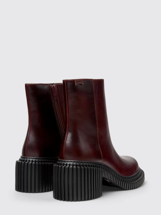 25FW 캠퍼 뮬/슬리퍼 K400804 004 PIX LONDON 0 Burgundy - CAMPER