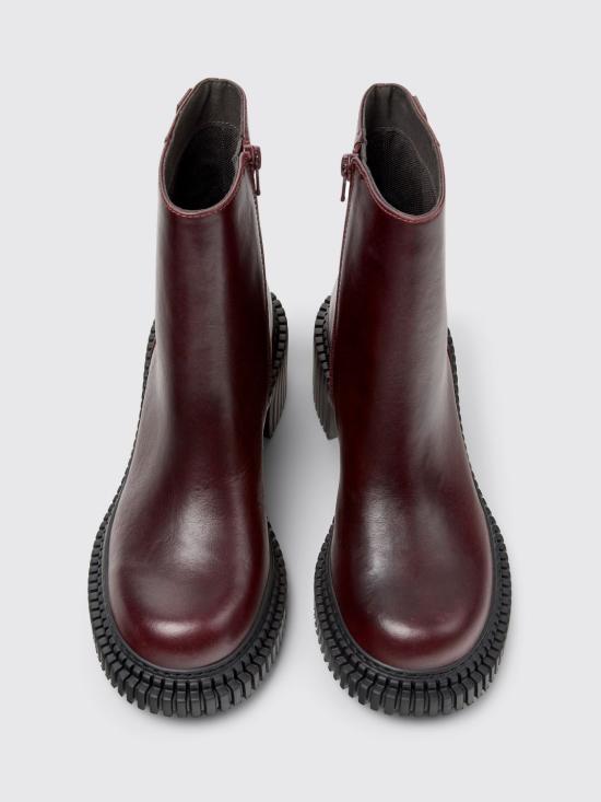 25FW 캠퍼 뮬/슬리퍼 K400804 004 PIX LONDON 0 Burgundy - CAMPER