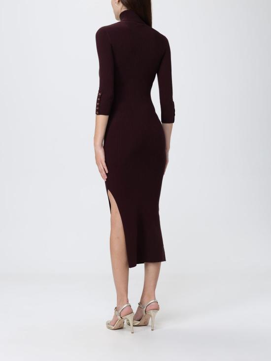 25FW 엘리자베타프랜치 롱 원피스 AM23B EA4 Wine - ELISABETTA FRANCHI